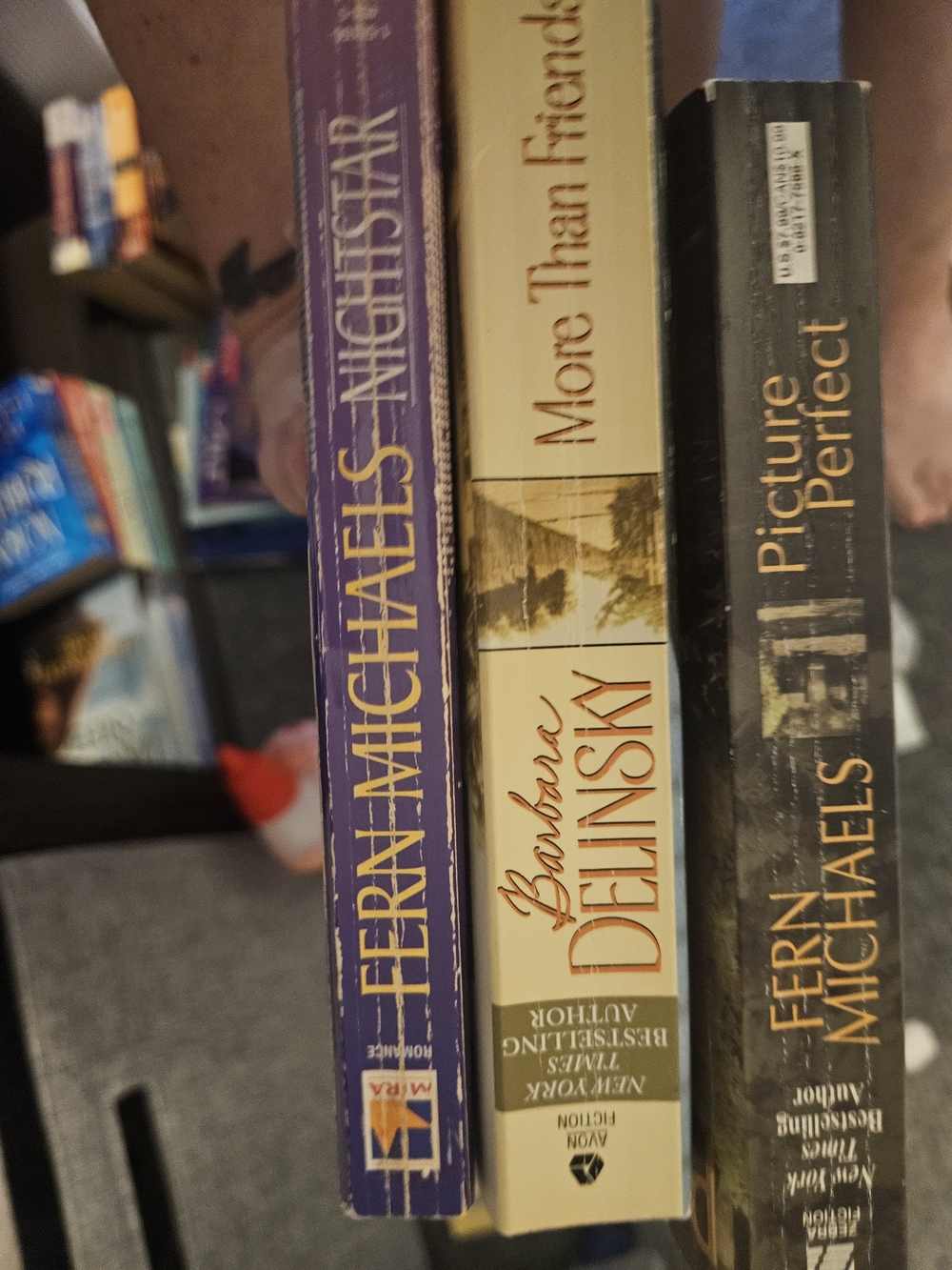 Fern Michaels/Barbara Delinsky Assorted Book Set - Purple, Cream, Black